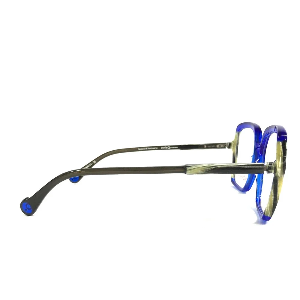 Etnia Barcelona Eyeglasses Frames KORE BLHO Clear Blue Beige Horn 54-17-138